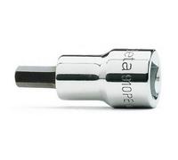Beta 910PE - Chiave a bussola esagonale da 10 mm, con attacco da 3/8", cromato