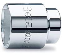 Beta 920A 8 - Chiavi a bussola con attacco quadro femmina 1/2" bocca esagonale, cromate