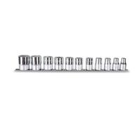 Beta 920A-AS/SB11 - Serie di 11 chiavi a bussola a mano bocca esagonale (art.920a/as) su supporto