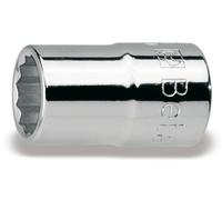 Beta 920B 15 - Chiavi a bussola con attacco quadro femmina 1/2" bocca poligonale, cromate