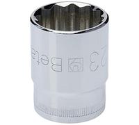 Beta 920B 23 - Chiavi a bussola con attacco quadro femmina 1/2" bocca poligonale, cromate