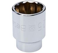 Beta 920B 25 - Chiavi a bussola con attacco quadro femmina 1/2" bocca poligonale, cromate