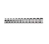 Beta 920B/SB13 - Serie di 13 chiavi a bussola a mano bocca poligonale (art. 920b) su supporto