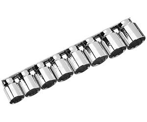 Beta 920B/SB8 - Serie di 8 chiavi a bussola a mano bocca poligonale (art. 920B) su supporto