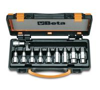 BETA SET CASSETTA CHIAVI A BUSSOLA INSERTI MASCHIO ESAGONALE 10 PZ 920PE/C10