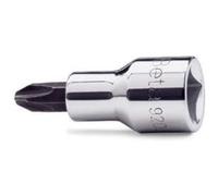 Beta 920PH 1 - Chiavi a bussola a giravite per viti con impronta a croce Phillips con attacco quadro 1/2" cromate - inserti bruniti