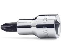Beta 920PH 2 - Chiavi a bussola a giravite per viti con impronta a croce Phillips con attacco quadro 1/2" cromate - inserti bruniti