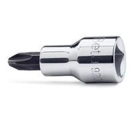 Beta 920PH 3 - Chiavi a bussola a giravite per viti con impronta a croce Phillips con attacco quadro 1/2" cromate - inserti bruniti