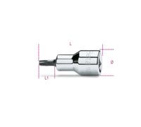 BETA 920TX Chiave a bussola maschio per viti Torx con attacco quadro 1/2 cromate