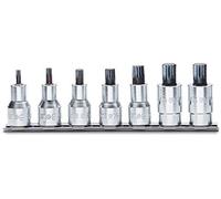 Beta 920XZN/SB7 - Serie di 7 chiavi a bussola maschio a profilo XZN (art. 920XZN) su supporto