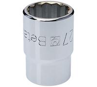 Beta 928B 27 - Chiavi a bussola con attacco quadro femmina 3/4" bocca poligonale, cromate