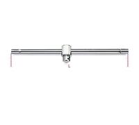 QUADRO MASCHIO 1" CON SPINA SCORREVOLE CROMATO ART. 929/42