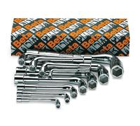 BETA 933/S11 - Serie di 11 chiavi a pipa doppie esagonali (art. 933)