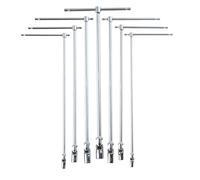 SERIE DI 10 CHIAVI A T CON BUSSOLA ESAGONALE SNODATA ART. 952/S10