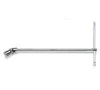 Beta 952AS 3/8 - Chiave a t cromata con bussola esagonale snodata