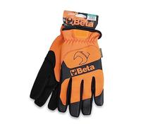 Beta 9574O XL - Guanto da lavoro, con polsino elastico elasticizzato, pollice ed indice rinforzati, in pelle sintetica che consente l'uso di dispositivi touchscreen