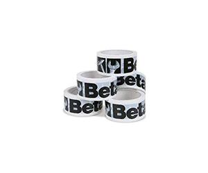 BETA 9589B/36 - Confezione da 36 rotoli di nastro adesivo per imballo, logo, bianco