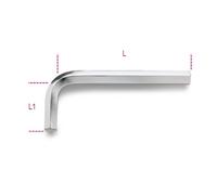 Beta 96 Chiavi maschio esagonale piegate cromate da 2,5 a 24 mm chiave brugola