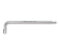 Beta 96BPINOX-AS 1/4 - Chiavi maschio esagonale piegate con estremità sferica, in acciaio inossidabile