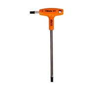 Beta 96T 8 mm Chiavi Maschio Esagonale Piegate con Impugnatura di Manovra Cromate - Prestazioni Superiori, Accoppiamento Perfetto, Ergonomica, Qualità Torsionali, Trasmissione Sforzi Elevata