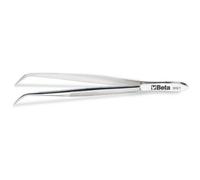 Beta 991 130 - Pinzetta a molla a punte fini curve arrotondate zigrinate in acciaio inossidabile