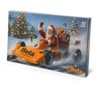 Beta 9920 CA/24-4 Calendario dell'Avvento 2024 con Set di Attrezzi Beta da 24 Pezzi, Idea Regalo Natale 2024