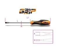 Beta Cacciavite Taglio (10x1,6x200mm) 1260 BETAGRIP 012600066