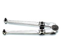 CHIAVI A COMPASSO CON NASELLI TONDI PER GHIERE CON FORO DI MANOVRA FRONTALI CROM