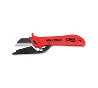 BETA - Coltello Spellacavi Isolato 1000V per Cavi Elettrici Unipolari, Lama per Spellatura di Precisione, Impugnatura Isolata Antiscivolo, Lunghezza 190 mm, Coltello Elettricista, 1777MQ/U