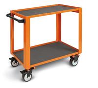 Carrello alta resistenza Beta CP51 O arancio 2 ripiani portautensili 750kg