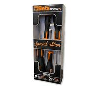 BETA Evox 1203E/D4 Set di 4 Giraviti Cacciavite Taglio Giravite Croce PH1 e PH2