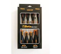 Beta Evox Serie Cacciaviti Giravite da 8 Pezzi Art.1203E/D8P a Taglio e a Croce