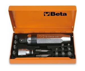 Beta Giravite a percussione con bussola e 14 porta inserti carrozzeria 1295/C14