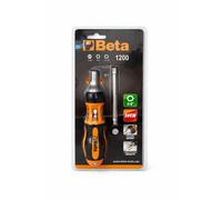 Beta Giravite Portainserti Magnetico a Cricchetto Reversibile 6 inserti 1/4"