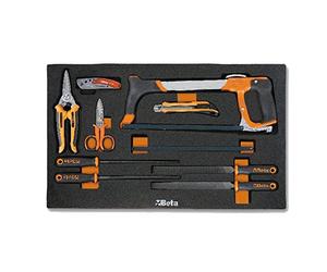 BETA M284 - Vassoio Morbido in Eva Lime e Utensili da Taglio