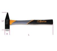 BETA Martello tipo tedesco manico in fibra di vetro 1000gr per meccanico 1370T