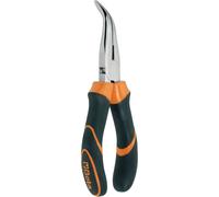 Beta Tools Pinza 011680036 a becchi mezzotondi piegati impugnatura bimateriale 160 mm