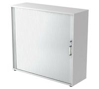 BETA R 1733S | Armadio a serranda | 3 OH maniglia in metallo cromato Bianco