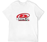 Beta Racing Men T Shirt Enduro Motocross Short Sleeve Maillot Hombre Moto Downhill FF Road Mountain Cycling Top Tees White 3XL
