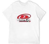 Beta Racing Men Tshirt Enduro Motocross Short Sleeve Maillot Hombre Moto Downhill FF Road Mountain Cycling Top Tees White XXL