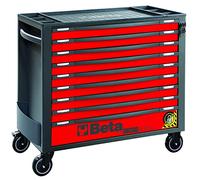 Beta RSC24AXL/9-R - Cassettiera porta attrezzi 9 cassetti, con sistema antiribaltamento, modello lungo