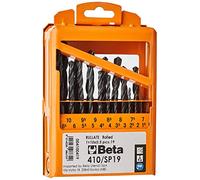 SERIE DI 19 PUNTE ELICOIDALI CILINDRICHE IN ACCIAIO HSS ART.410/SP19