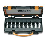 Beta 920TX/C9 - Serie di 9 chiavi a bussola maschio per viti con impronta Torx (art. 920TX) in cassetta