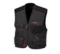Beta Tools 79070904 Gilet Easy Canvas Grey TG.XL, Grigio, XL mm