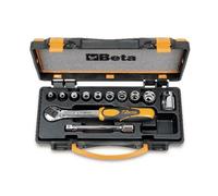 BETA TOOLS CASSETTE 12PZ ESAGONALI 3/8 A/C10