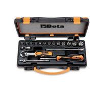 BETA TOOLS CASSETTE 18PZ ASSORTIMENTO 1/4 /C13-5