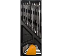 Beta Tools T35 tenditore estremità aperta e set chiavi in vassoio 024240035