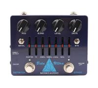 BETA ULTRA Basso Elettrico Distorsione Preamplificatore Effetto Pedale 6 bande EQ grafico con uscita cuffie 1/8 ''