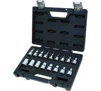 CASSETTA CON 17 CHIAVI A BUSSOLA TORX MASCHIO E FEMMINA - BETA 923E-FTX/C17