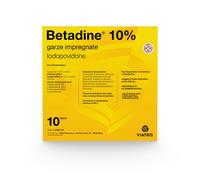 Meda Pharma Betadine 10 Garze 10 Cm X 10 Cm 250 Mg